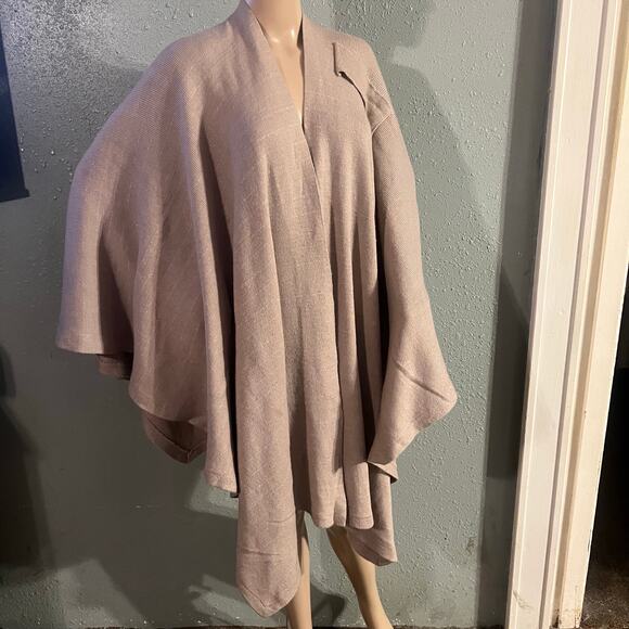 Lane Bryant Women's Blush Pink & Silver Shawl Wrap Plus Size One Sz Feminine - Picture 3 of 13